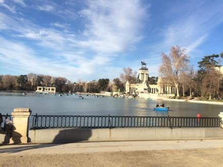 Parque Retiro. Winter here is amazing - the days are generally warm and sunny with the nights quite chilly. Its rained about four times since being here, and each time its only lasted for around 20 minutes. So great.